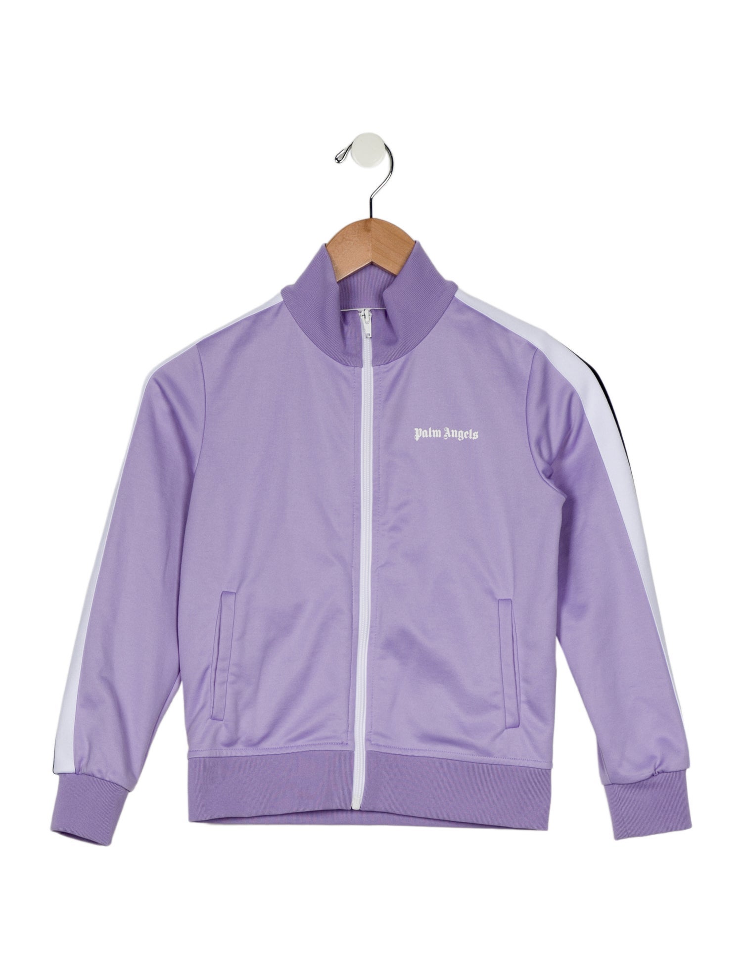 Palm Angels Kids Girls' Long SLeeve Zip-up Jacket