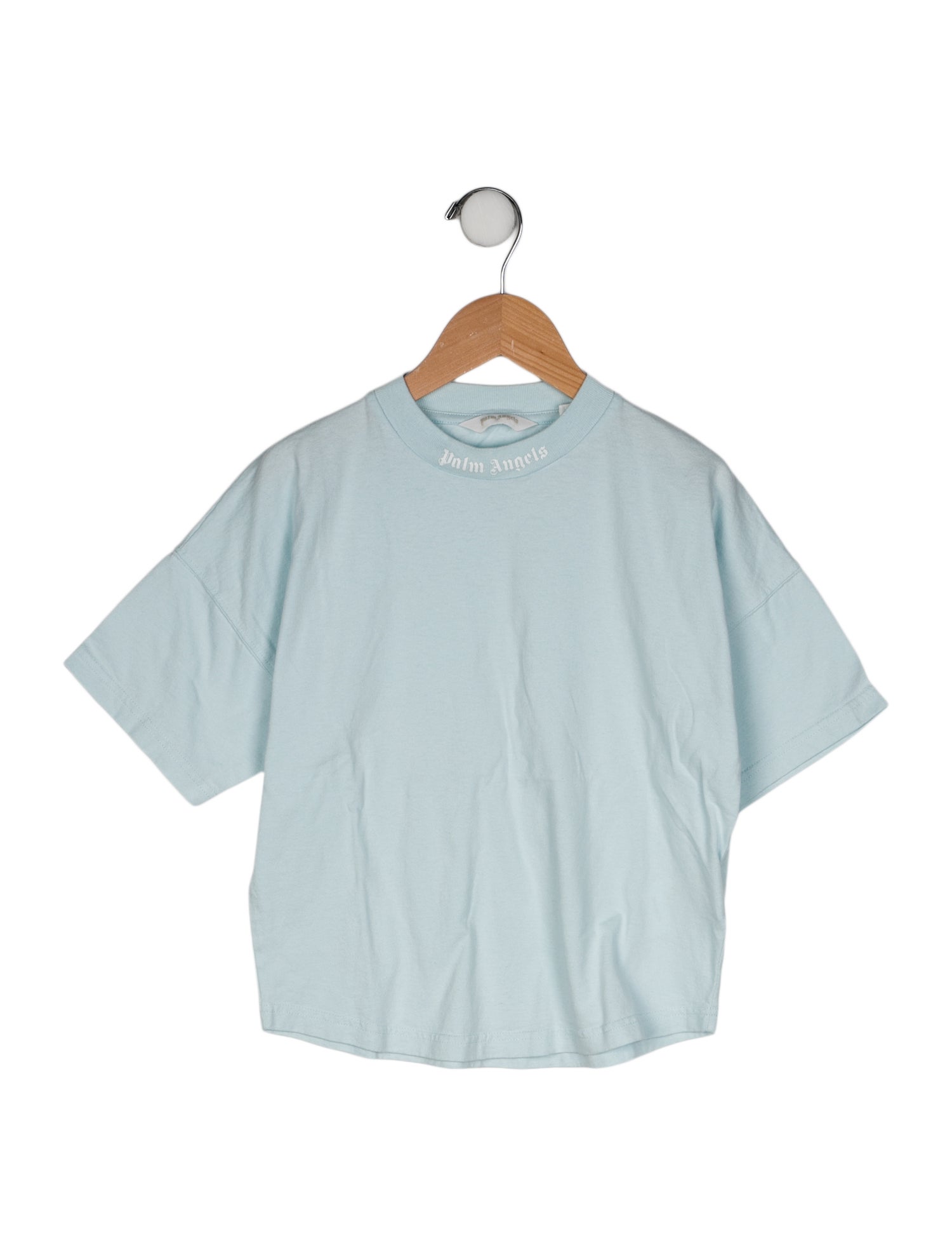 Palm Angels Kids Graphic Print Short Sleeve Top