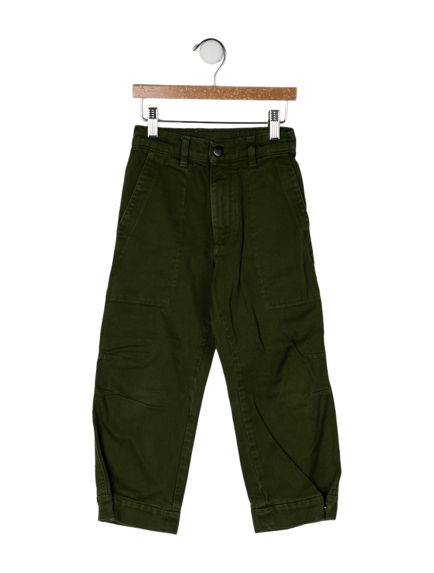 Palm Angels Kids Cotton Pants