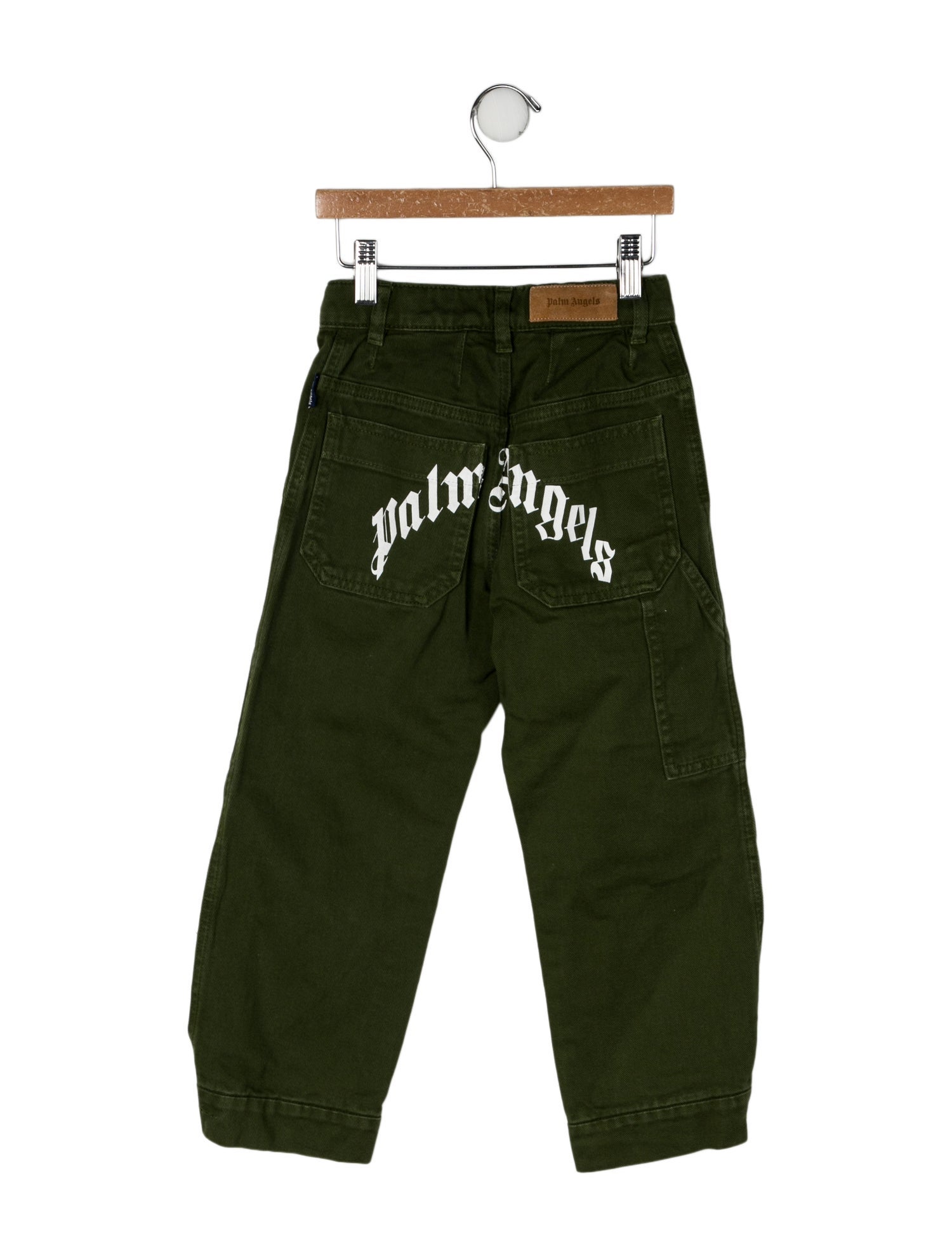 Palm Angels Kids Cotton Pants