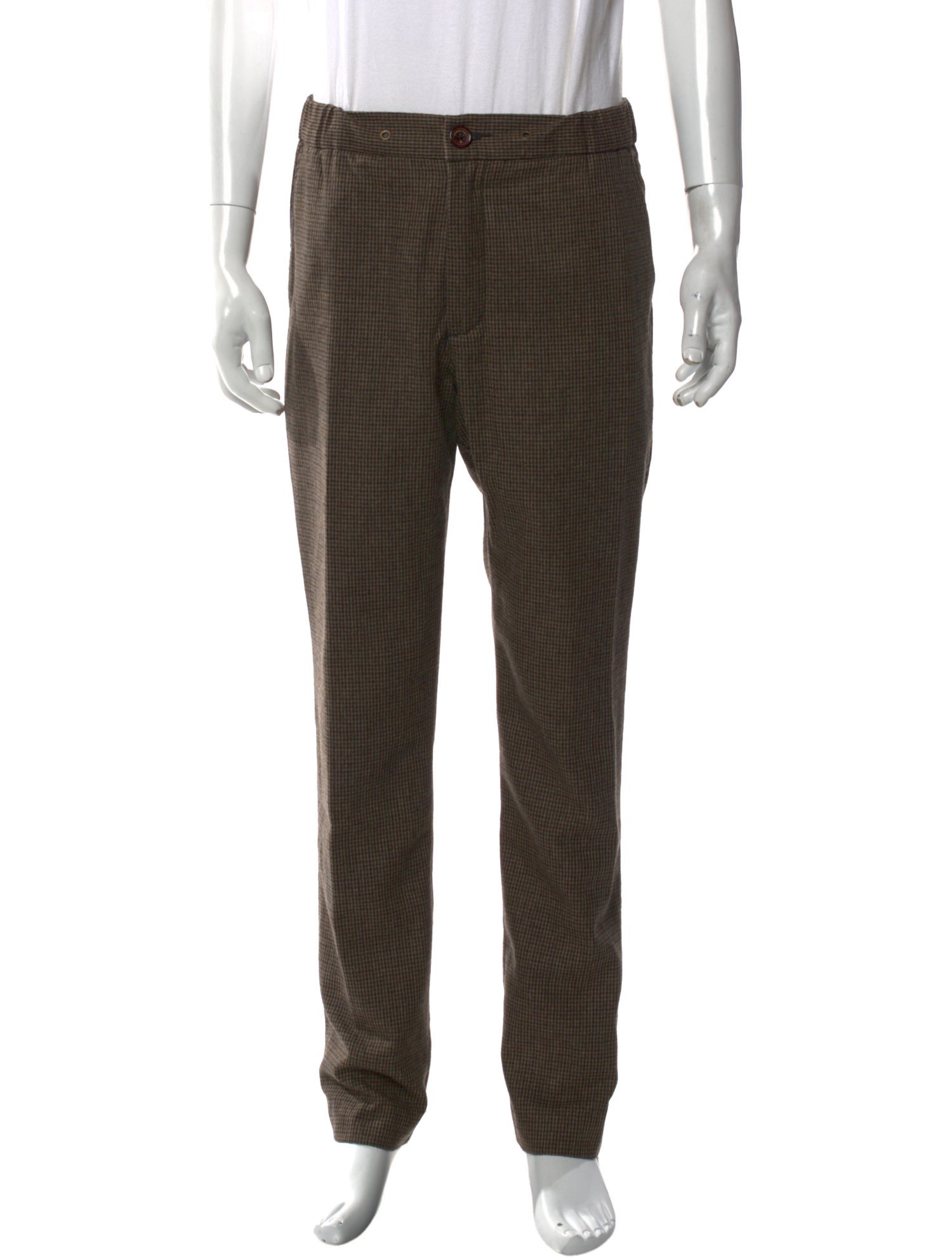 Percival Houndstooth Print Pants