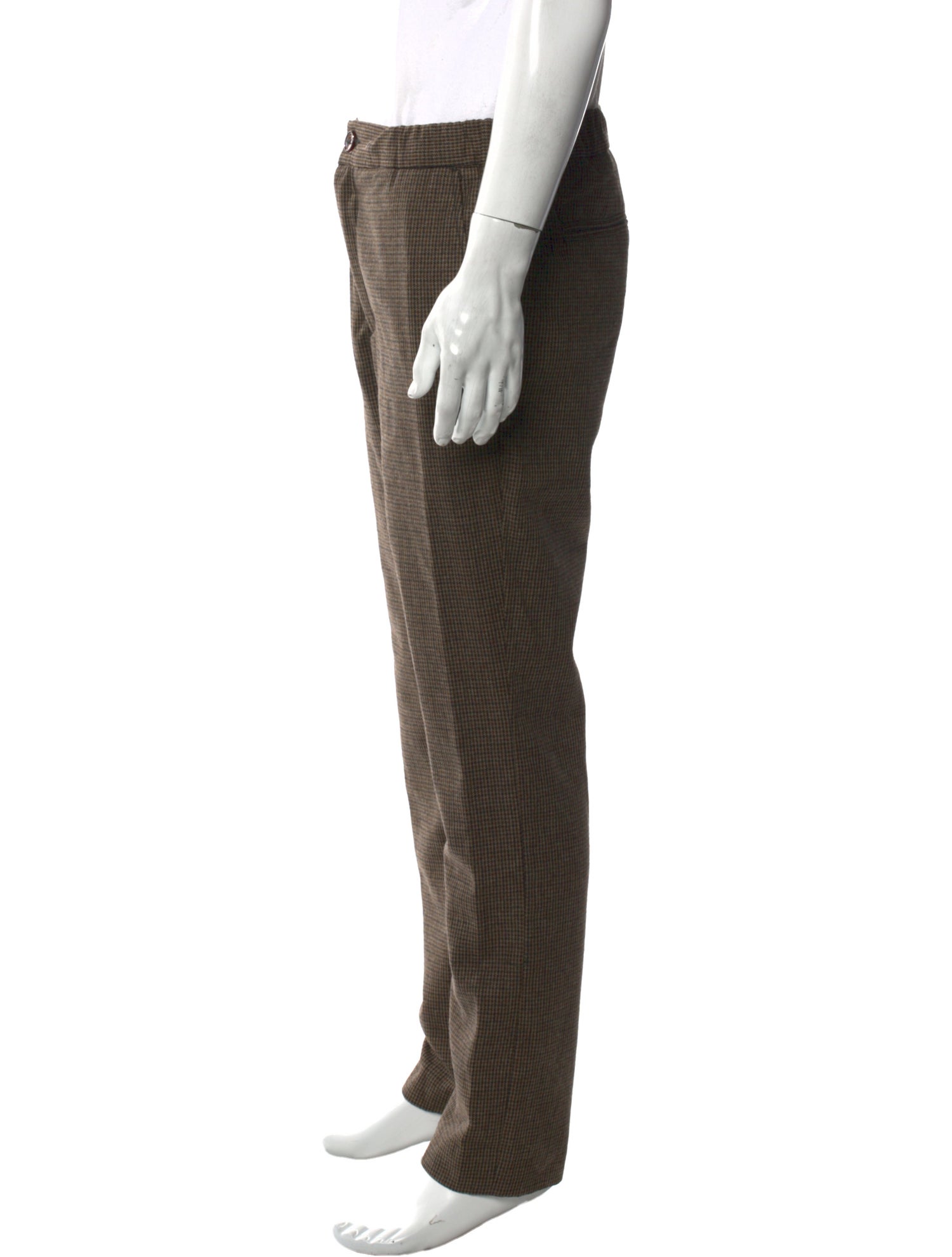 Percival Houndstooth Print Pants