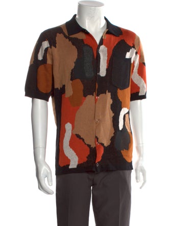 Percival Printed Collar Polo Shirt