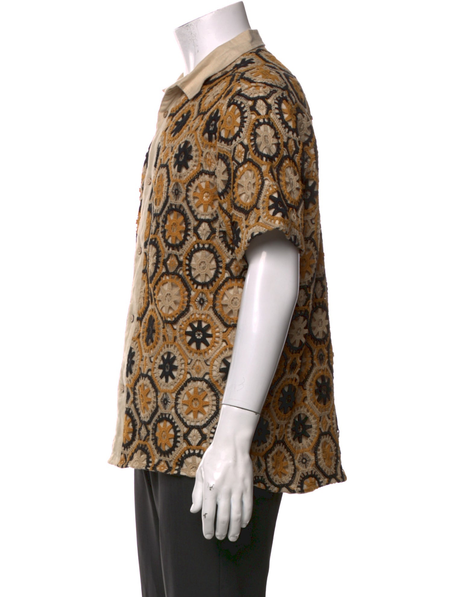 Percival Patterned Short Sleeve Shirt