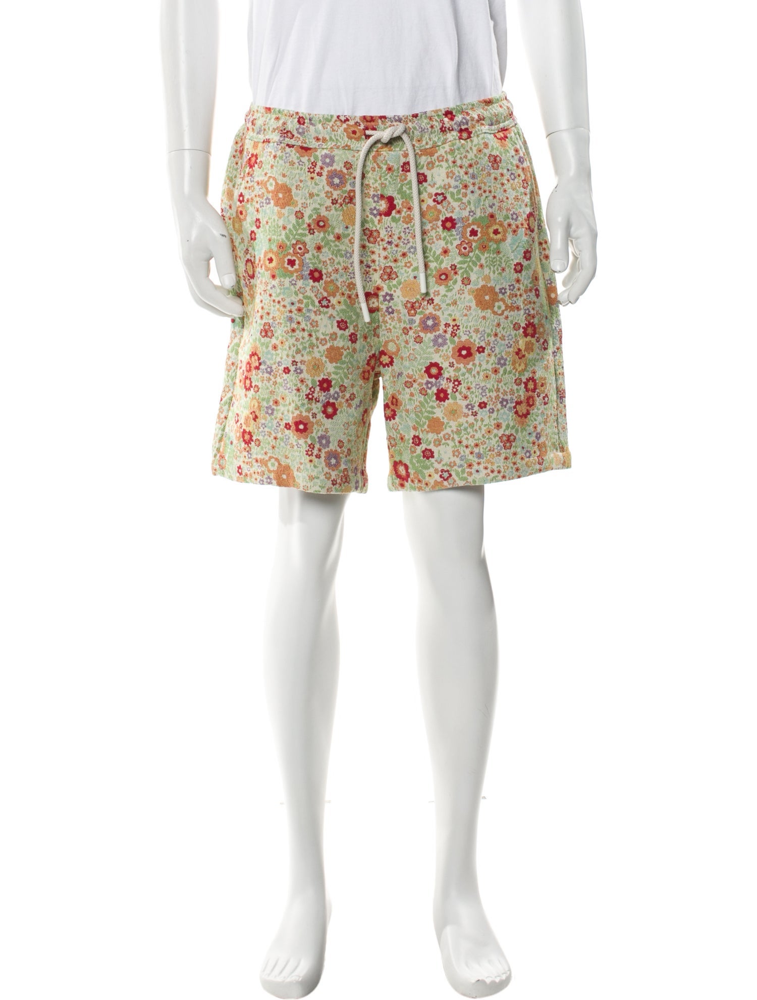 Percival Floral Print Jogger Shorts