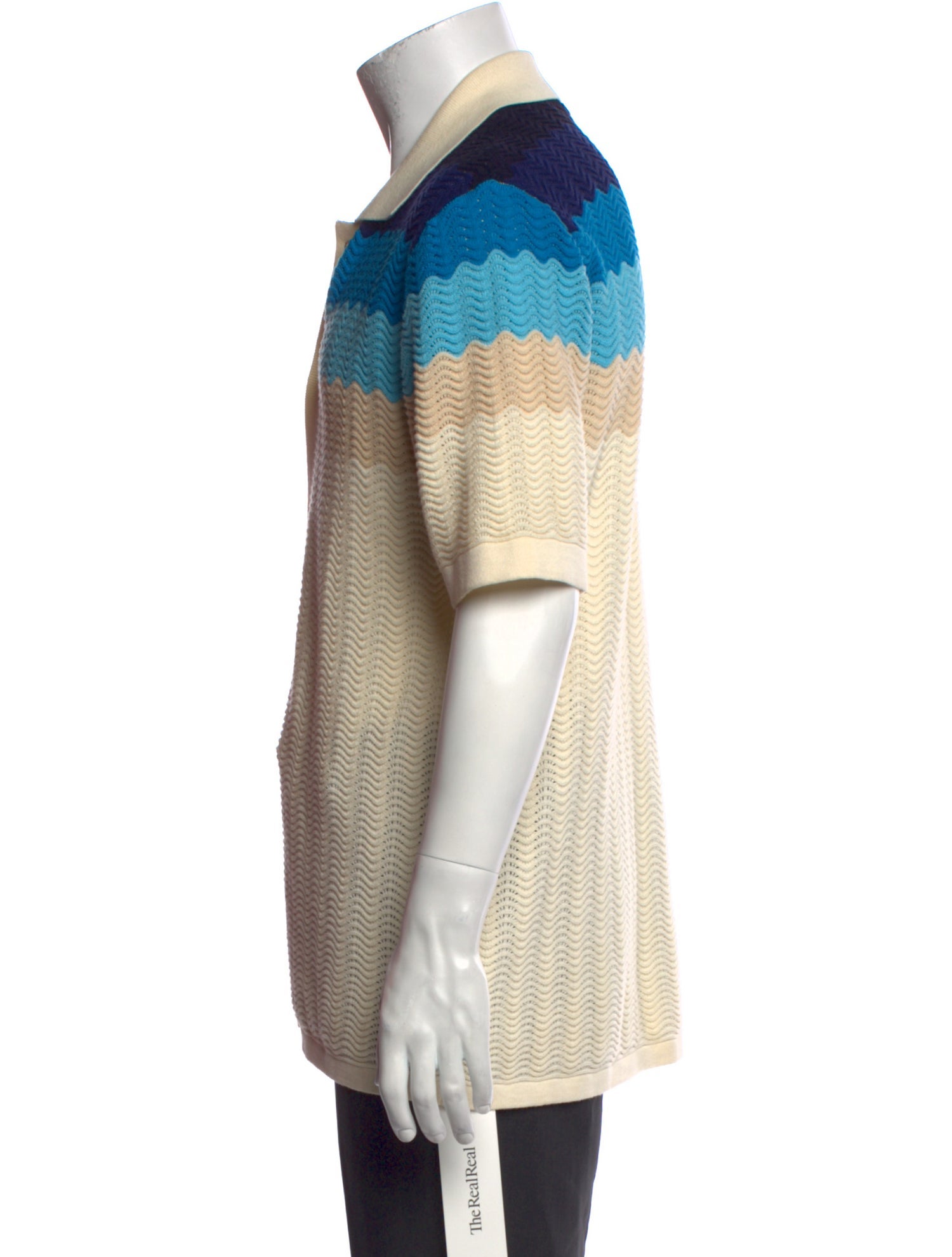 Percival Colorblock Pattern Short Sleeve Shirt