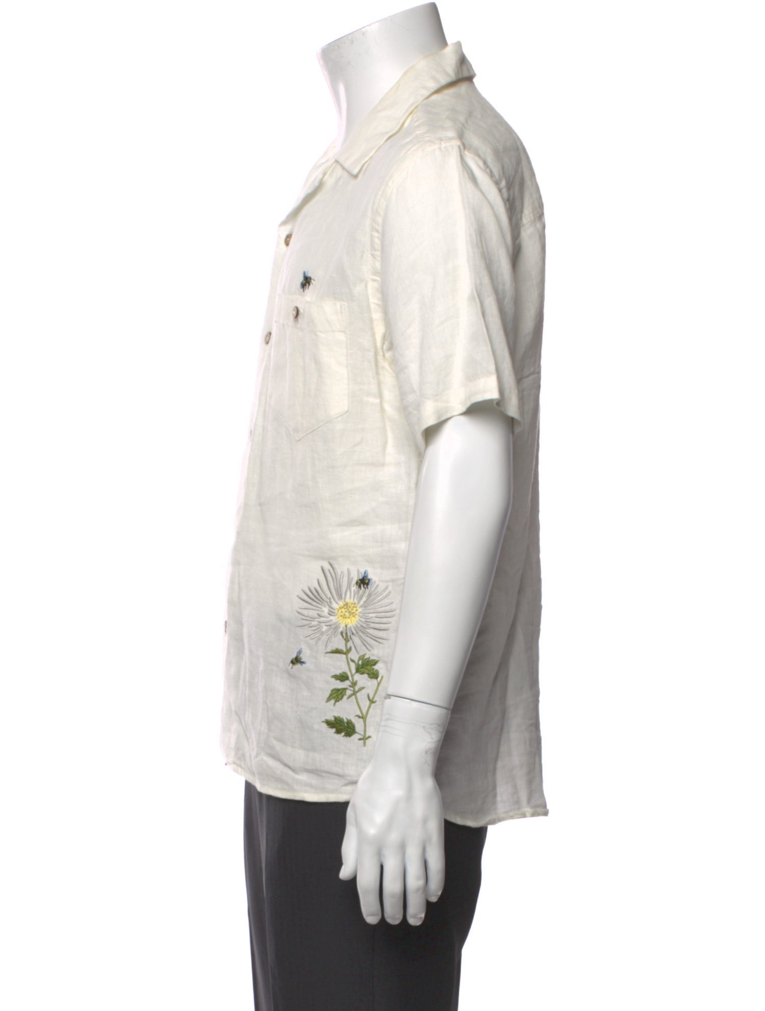 Percival Linen Printed Dress Shirt