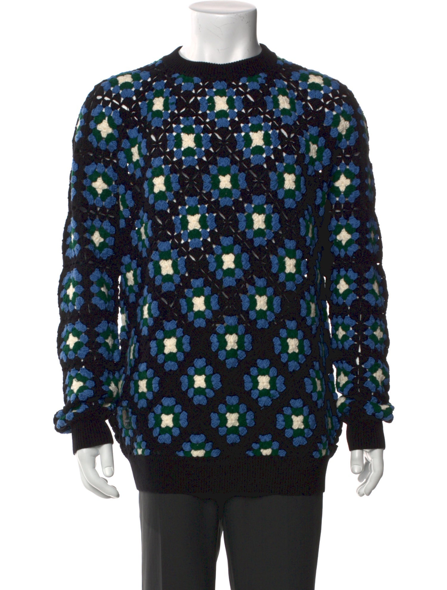 Percival Printed Crew Neck Pullover