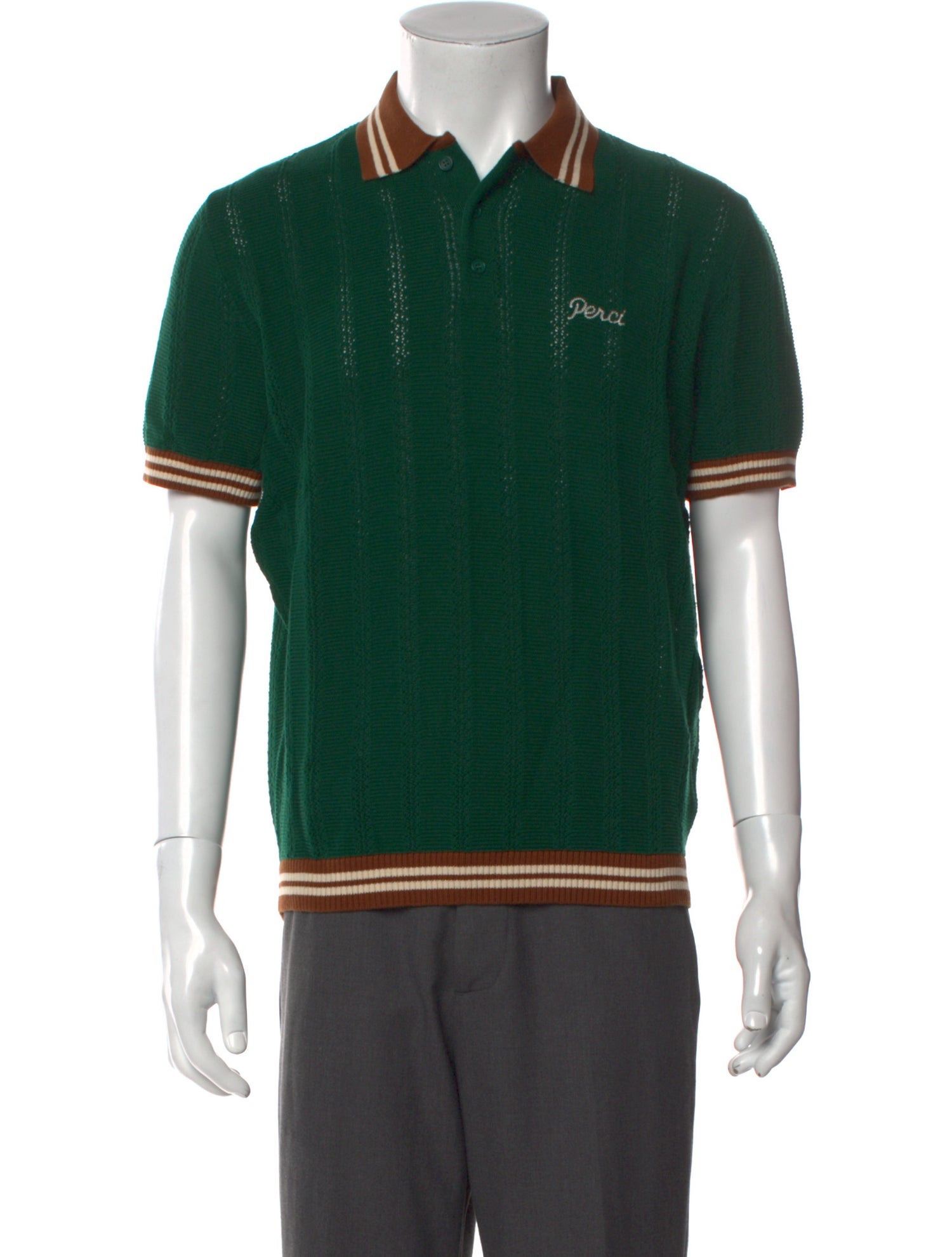 Percival Colorblock Pattern Short Sleeve Shirt