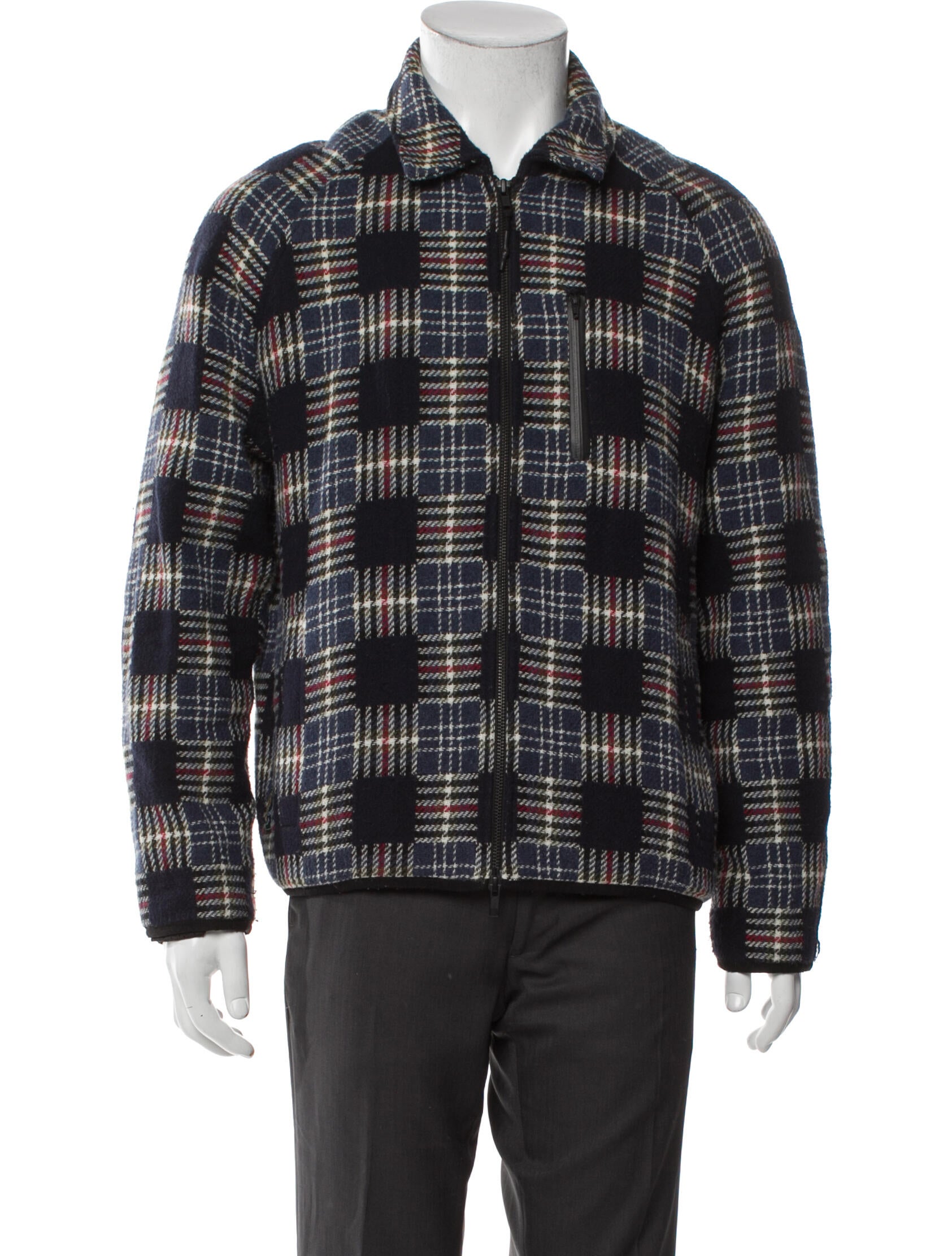 Percival Plaid Print Coat