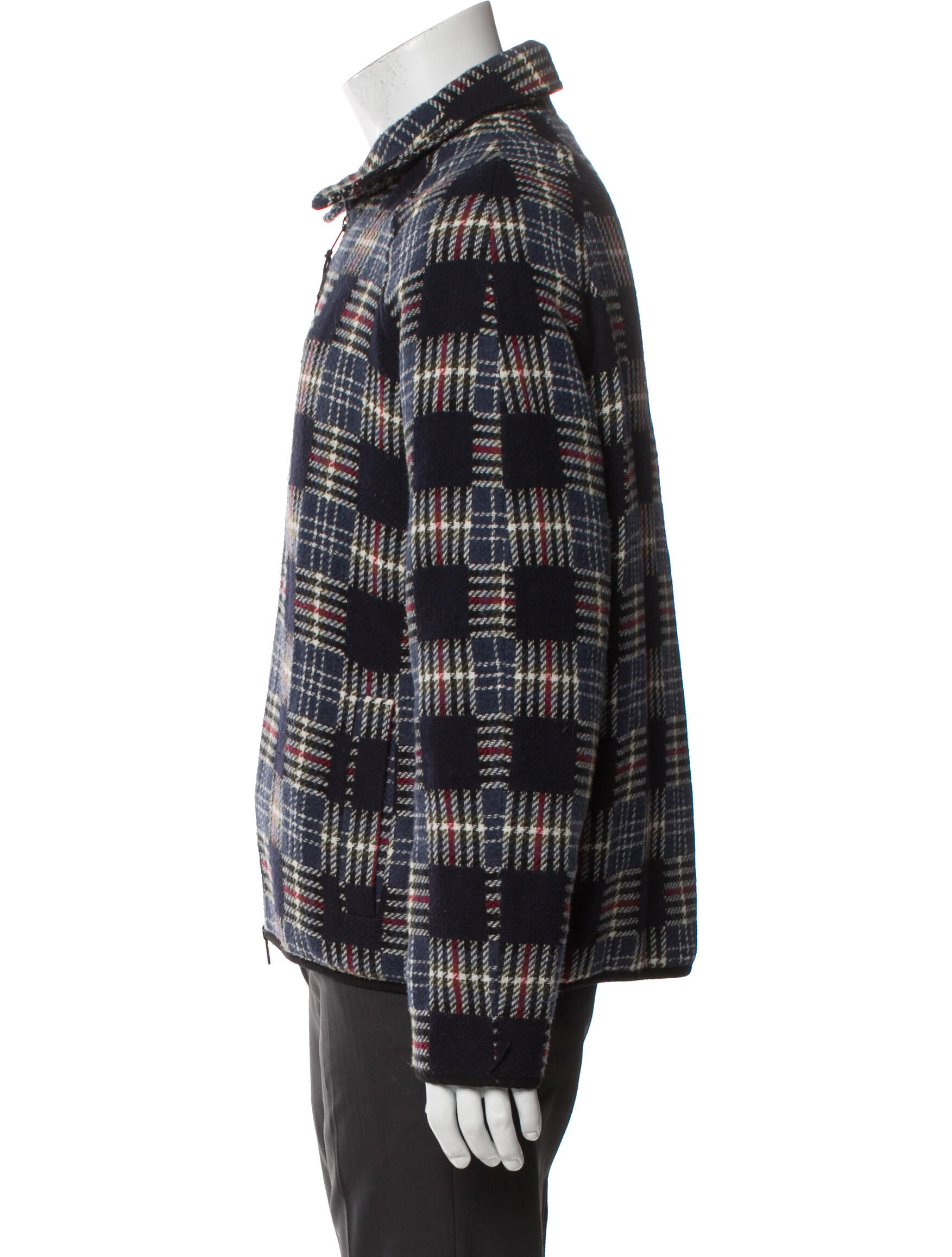 Percival Plaid Print Coat