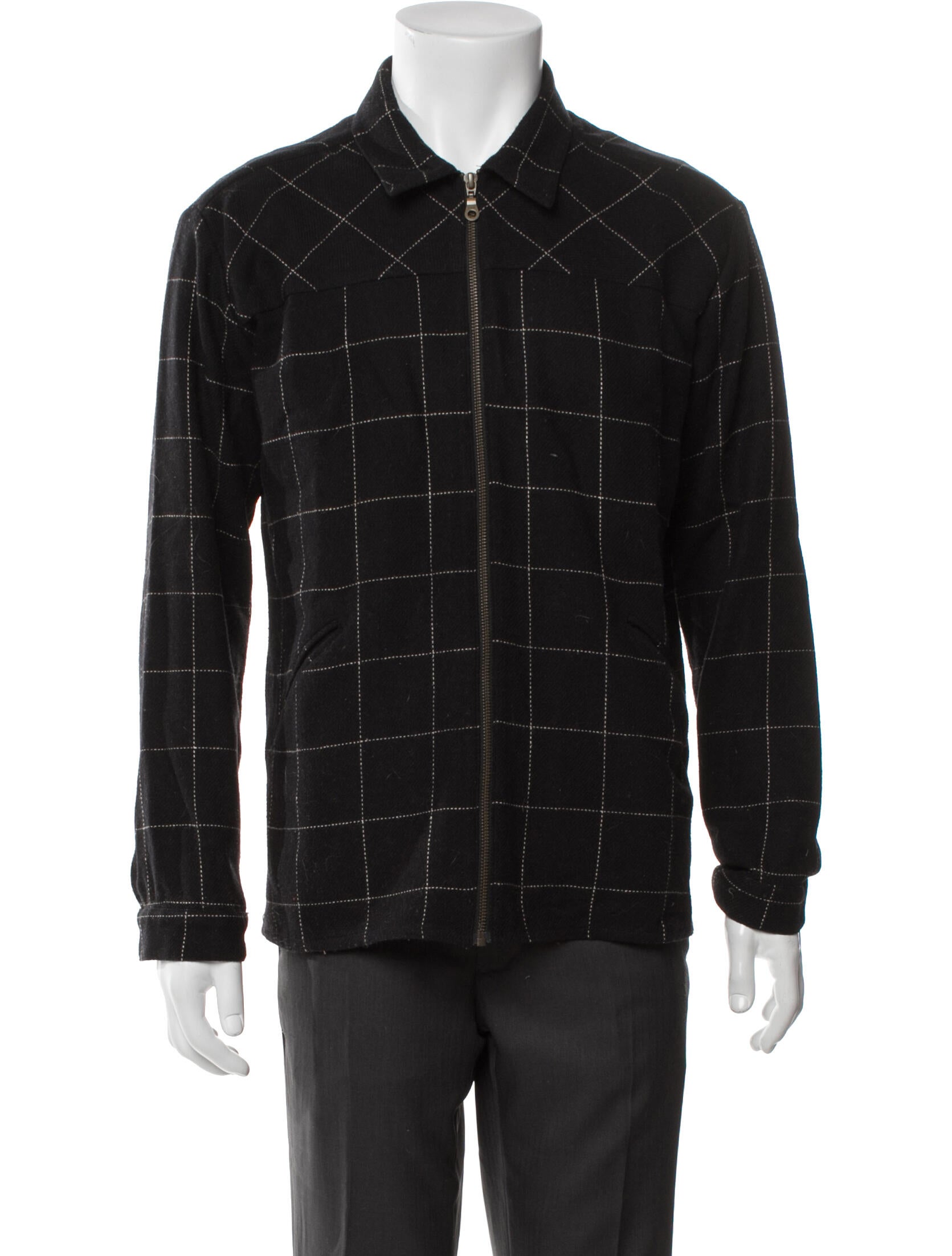 Percival Plaid Print Utility Jacket