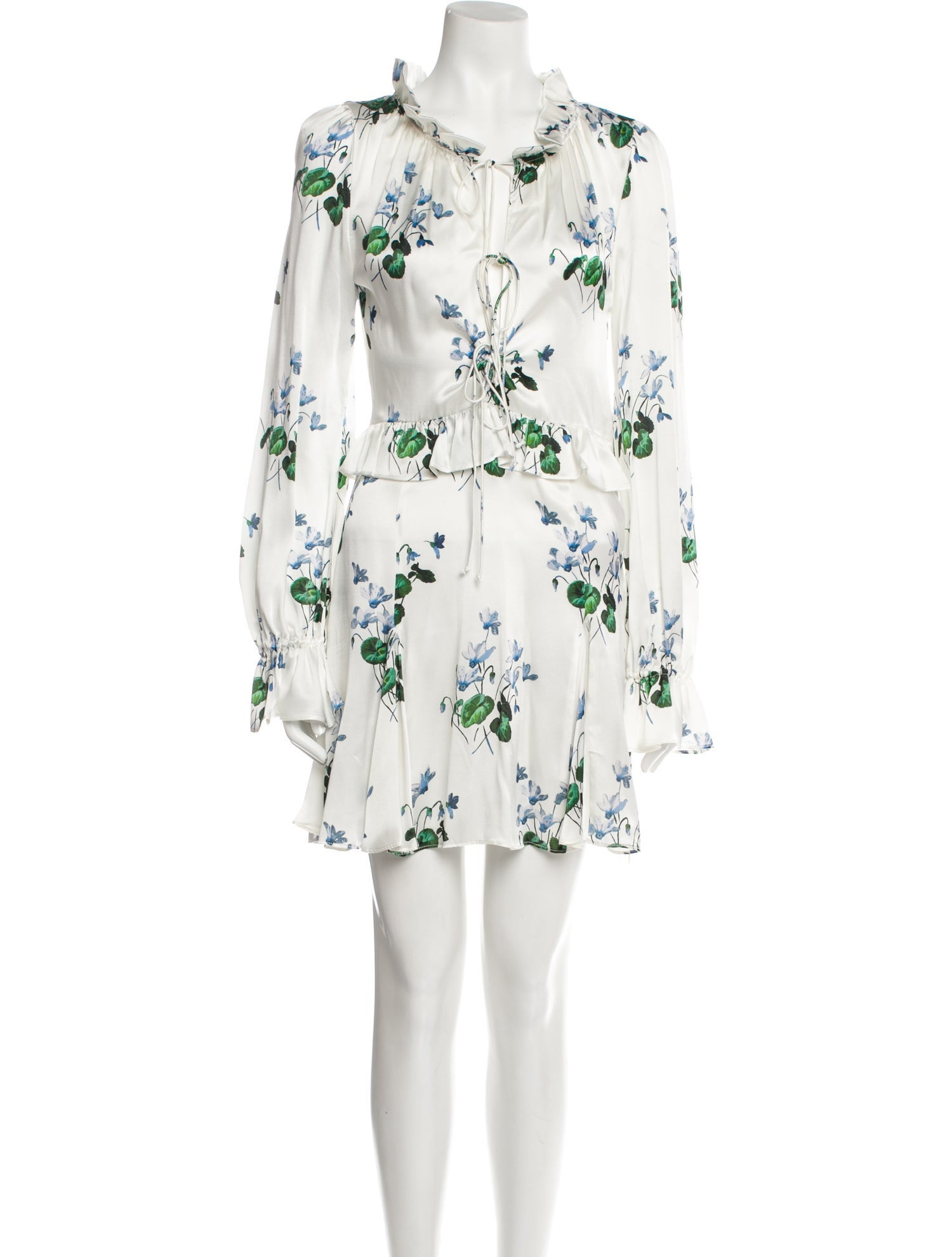 Les Rêveries Silk Mini Dress