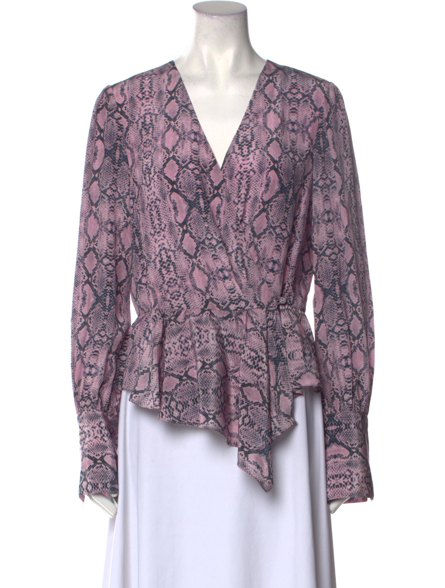 Les Rêveries Silk Floral Print Blouse w/ Tags