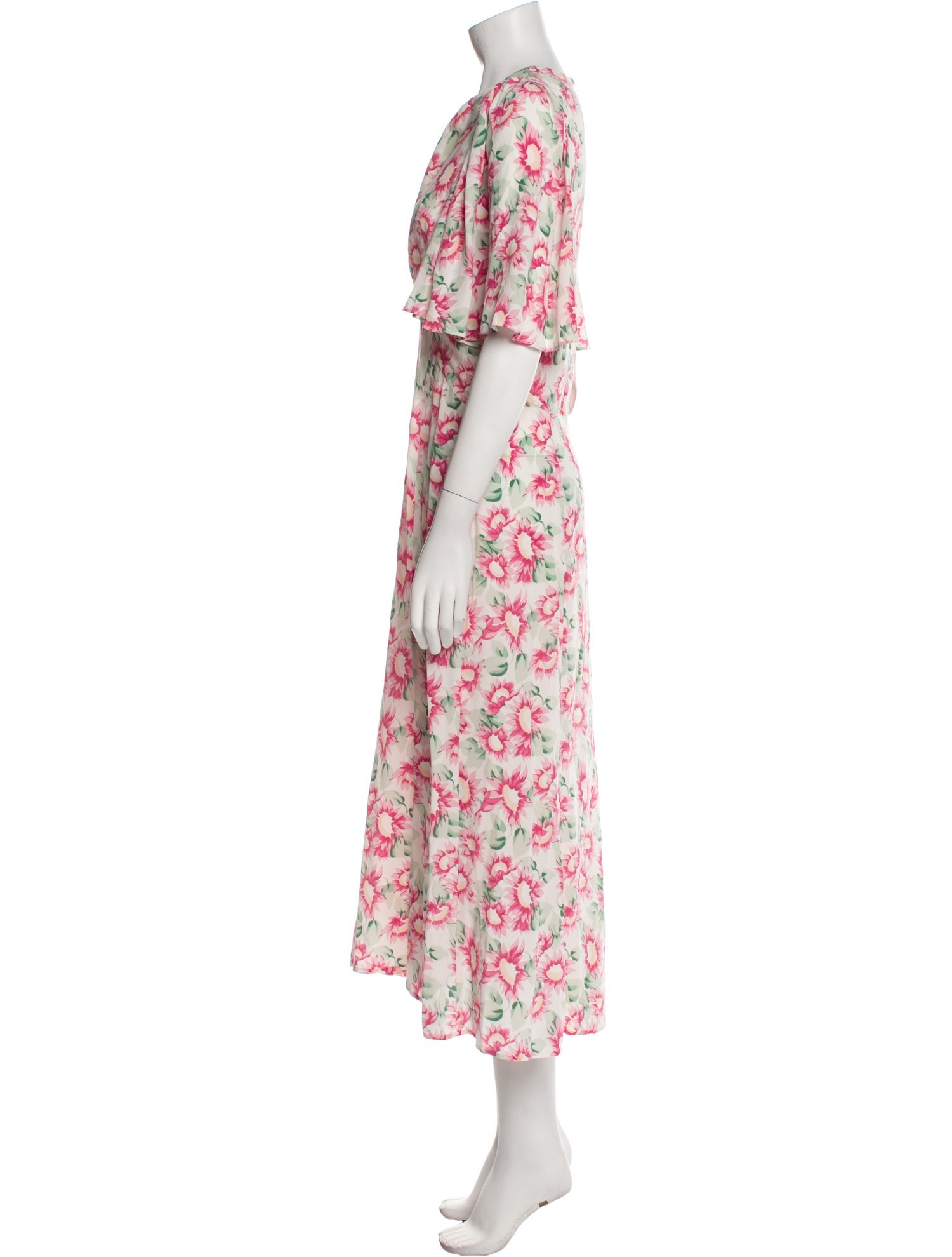 Les Rêveries Silk Long Dress