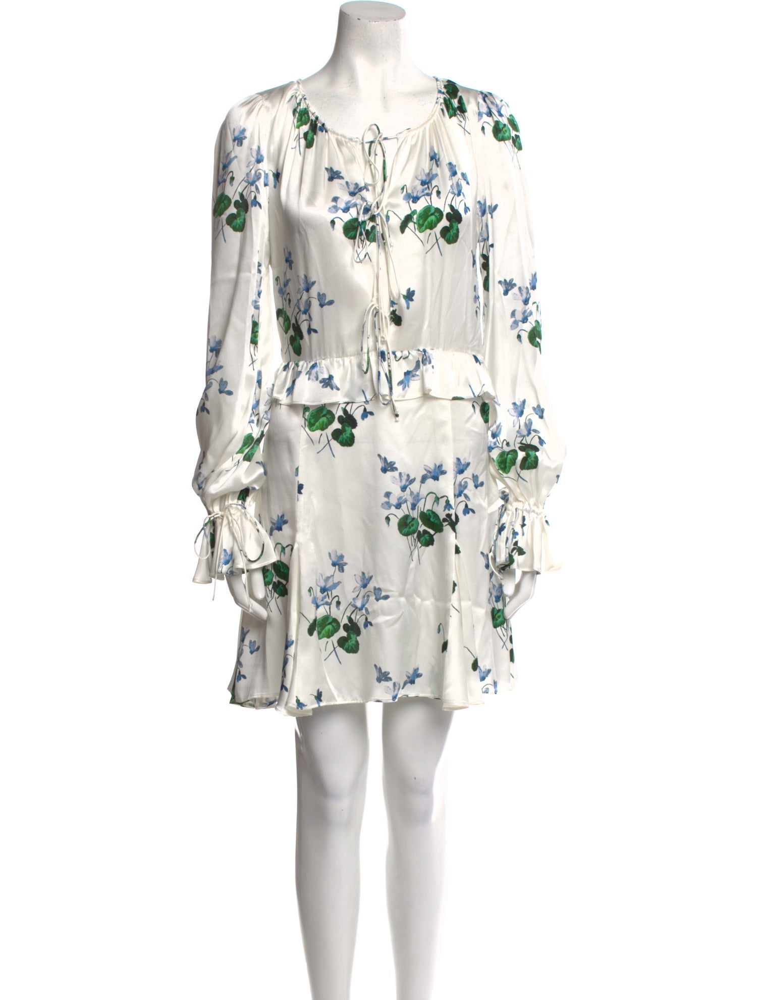 Les Rêveries Silk Mini Dress