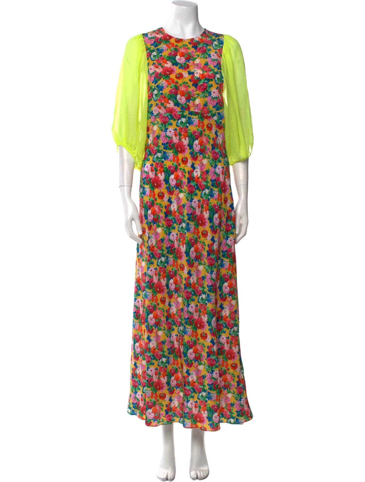 Les Rêveries Silk Long Dress