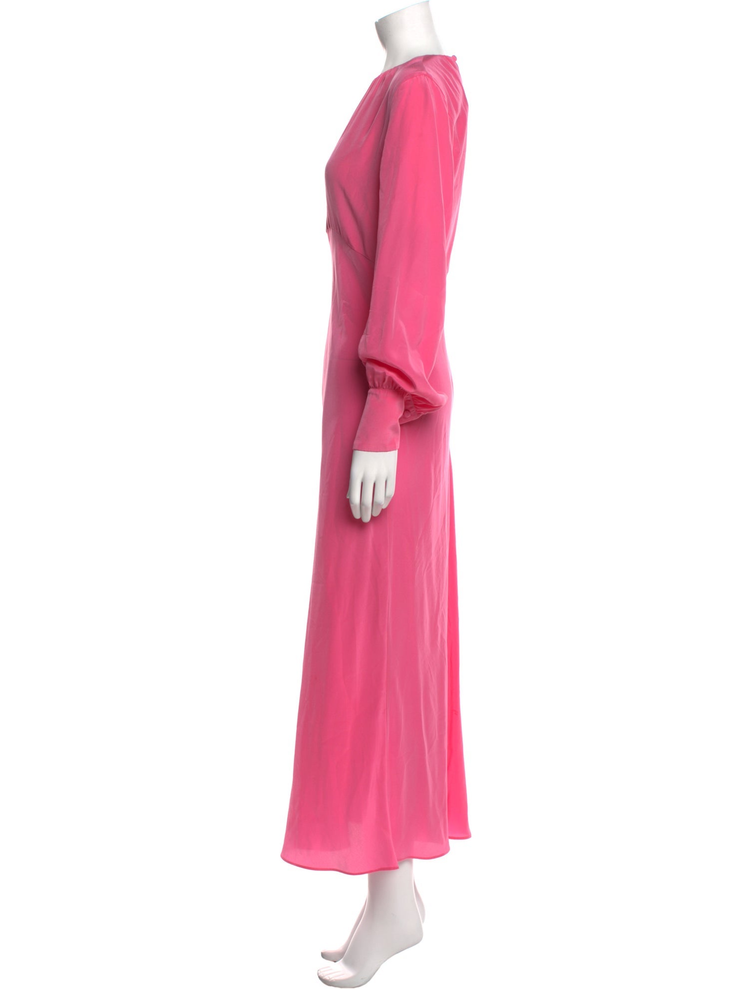 Les Rêveries Crew Neck Long Dress