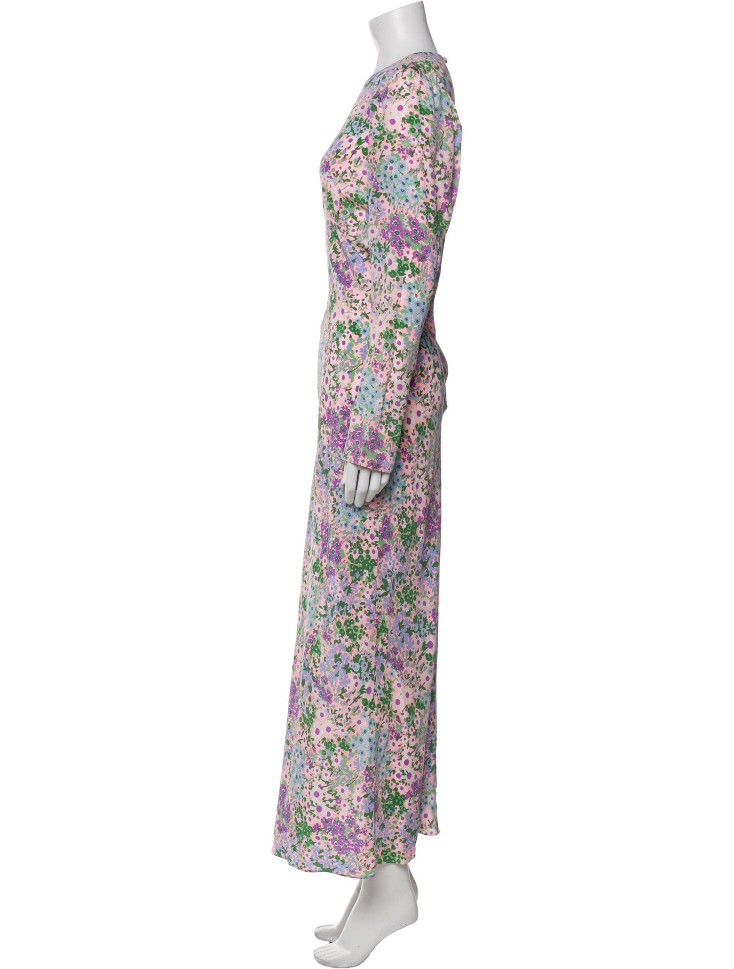 Les Rêveries Silk Long Dress