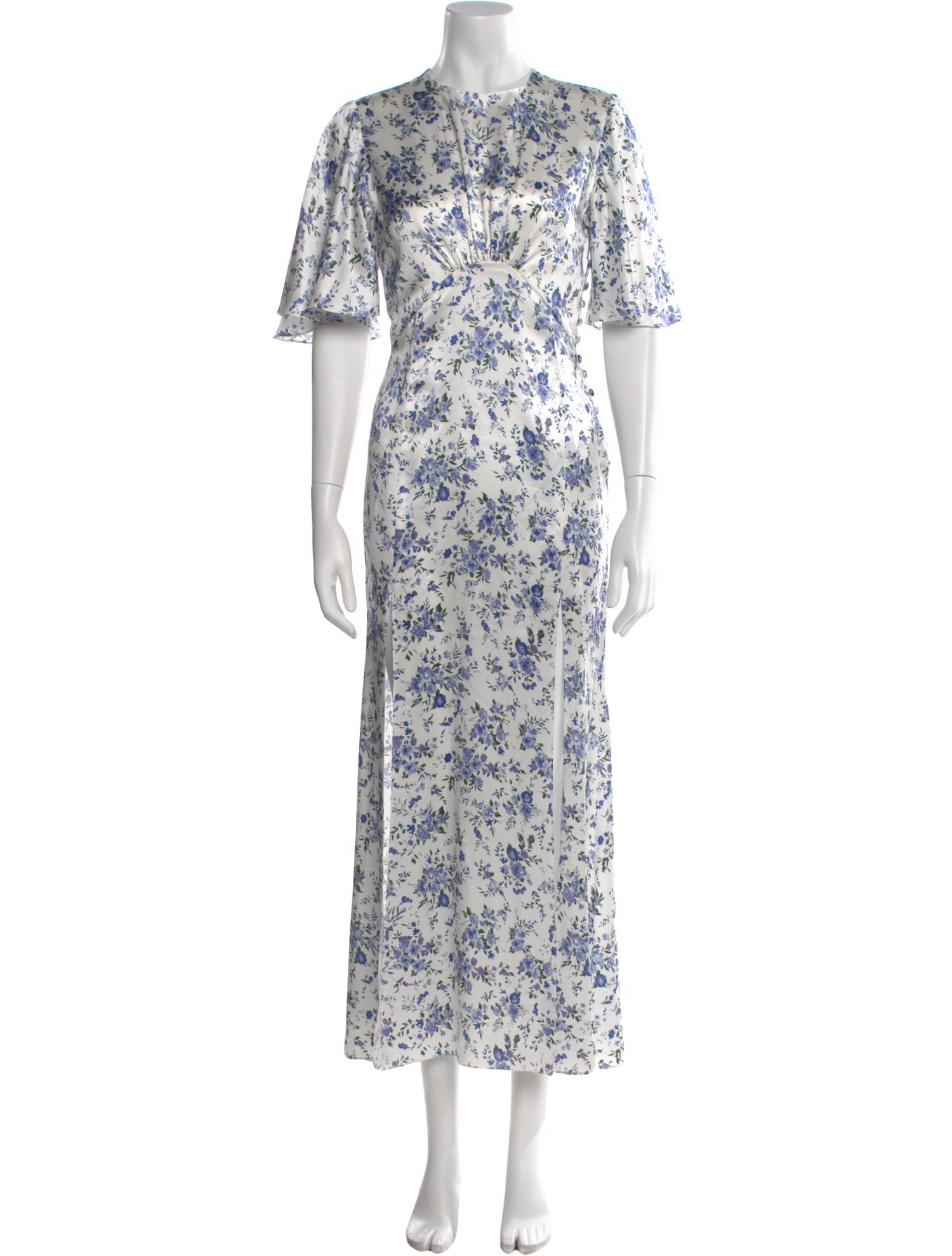 Les Rêveries Floral Print Long Dress