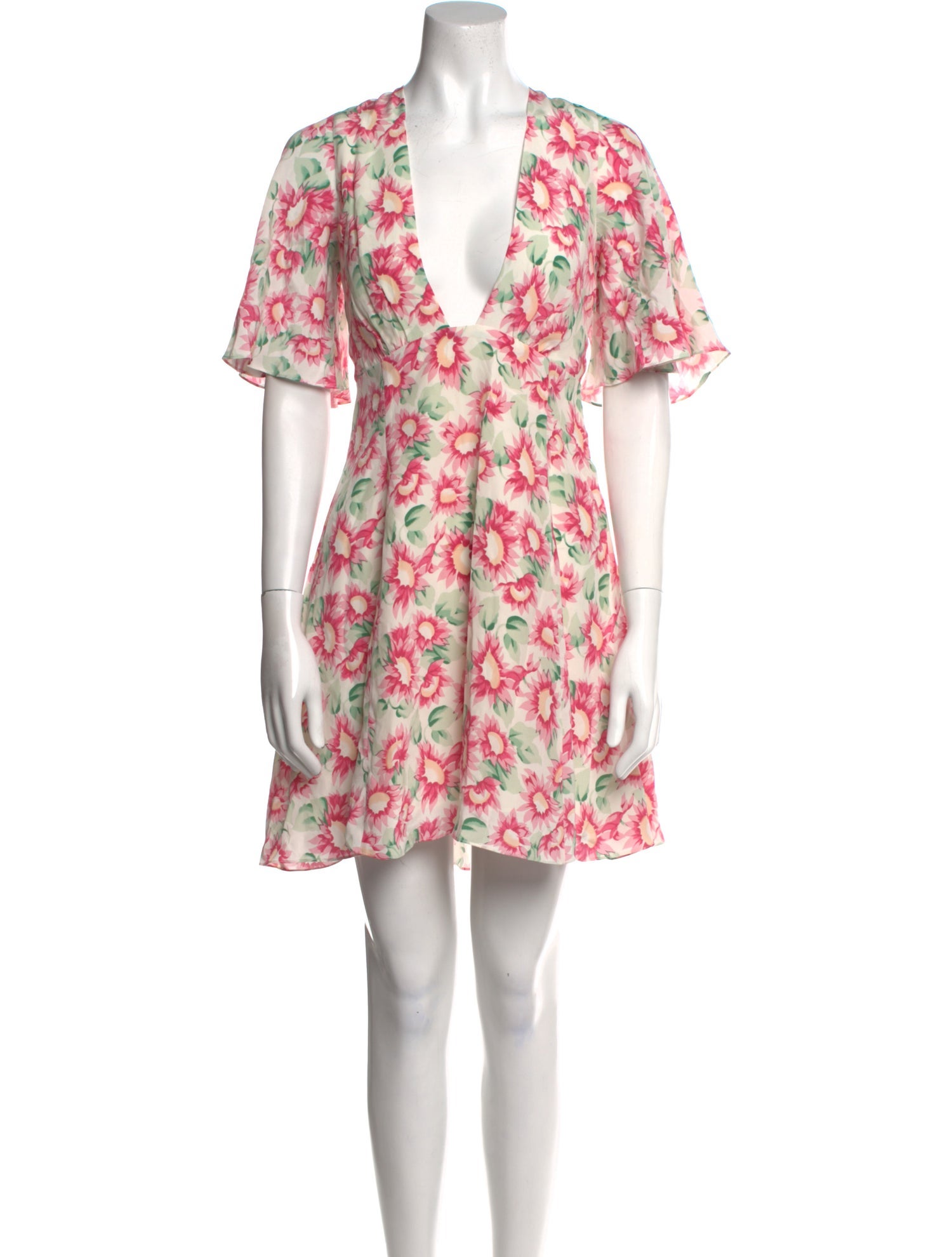 Les Rêveries Silk Mini Dress