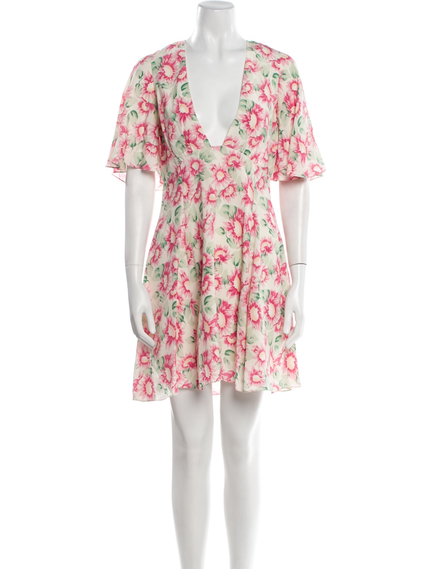 Les Rêveries Silk Mini Dress