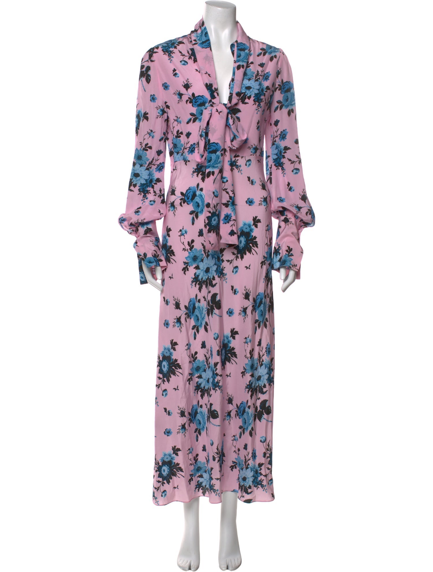 Les Rêveries Silk Long Dress