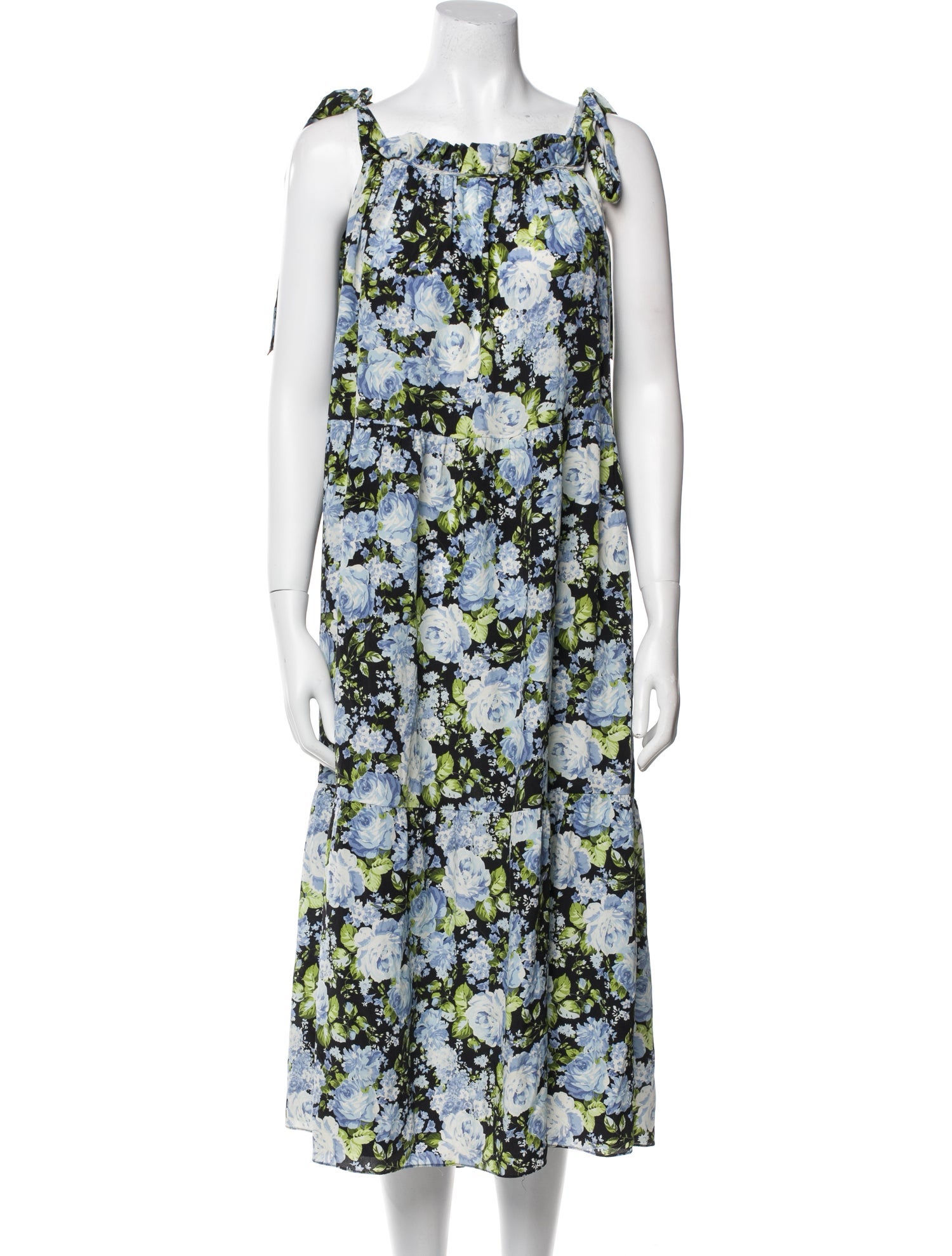 Les Rêveries Silk Long Dress