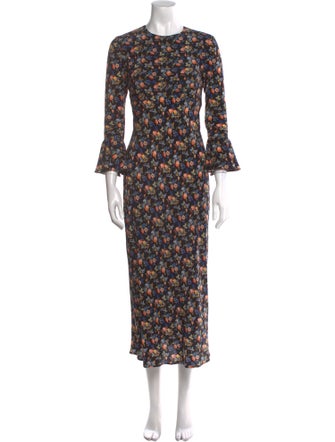 Les Rêveries Silk Long Dress