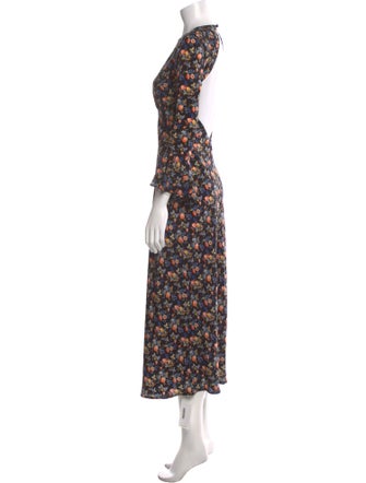 Les Rêveries Silk Long Dress