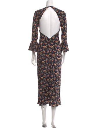 Les Rêveries Silk Long Dress