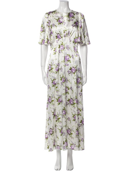 Les Rêveries Silk Long Dress