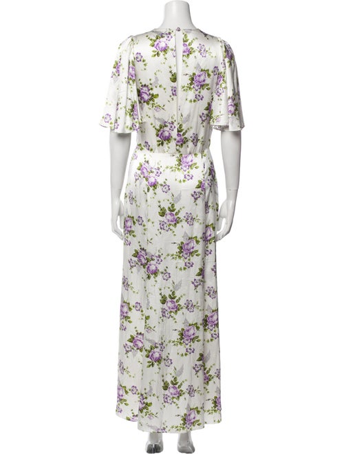 Les Rêveries Silk Long Dress