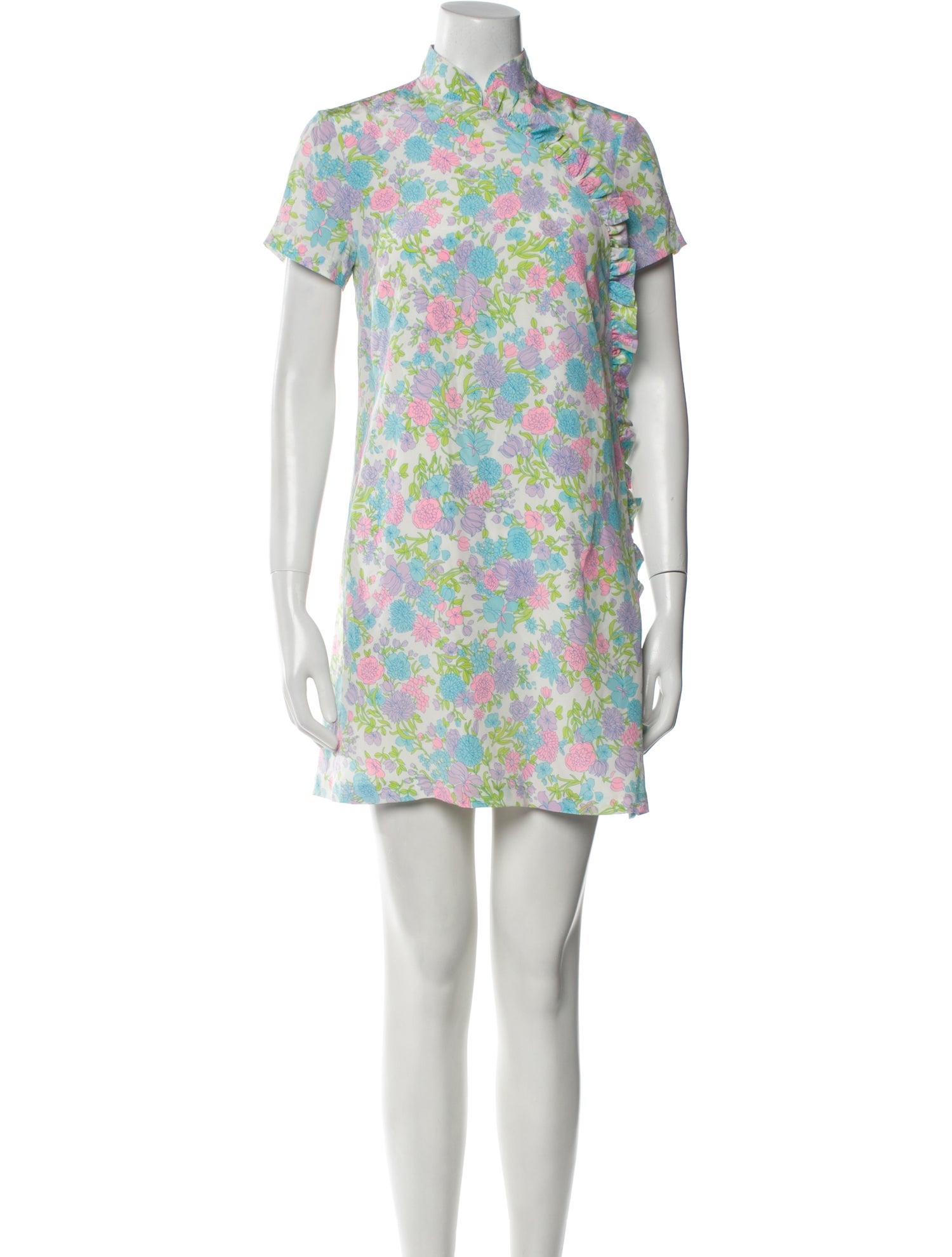 Les Rêveries Silk Mini Dress