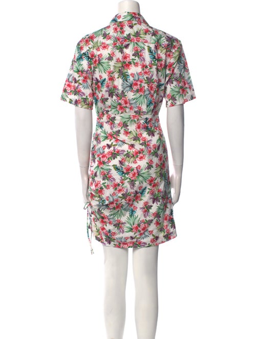 Les Rêveries Floral Print Mini Dress
