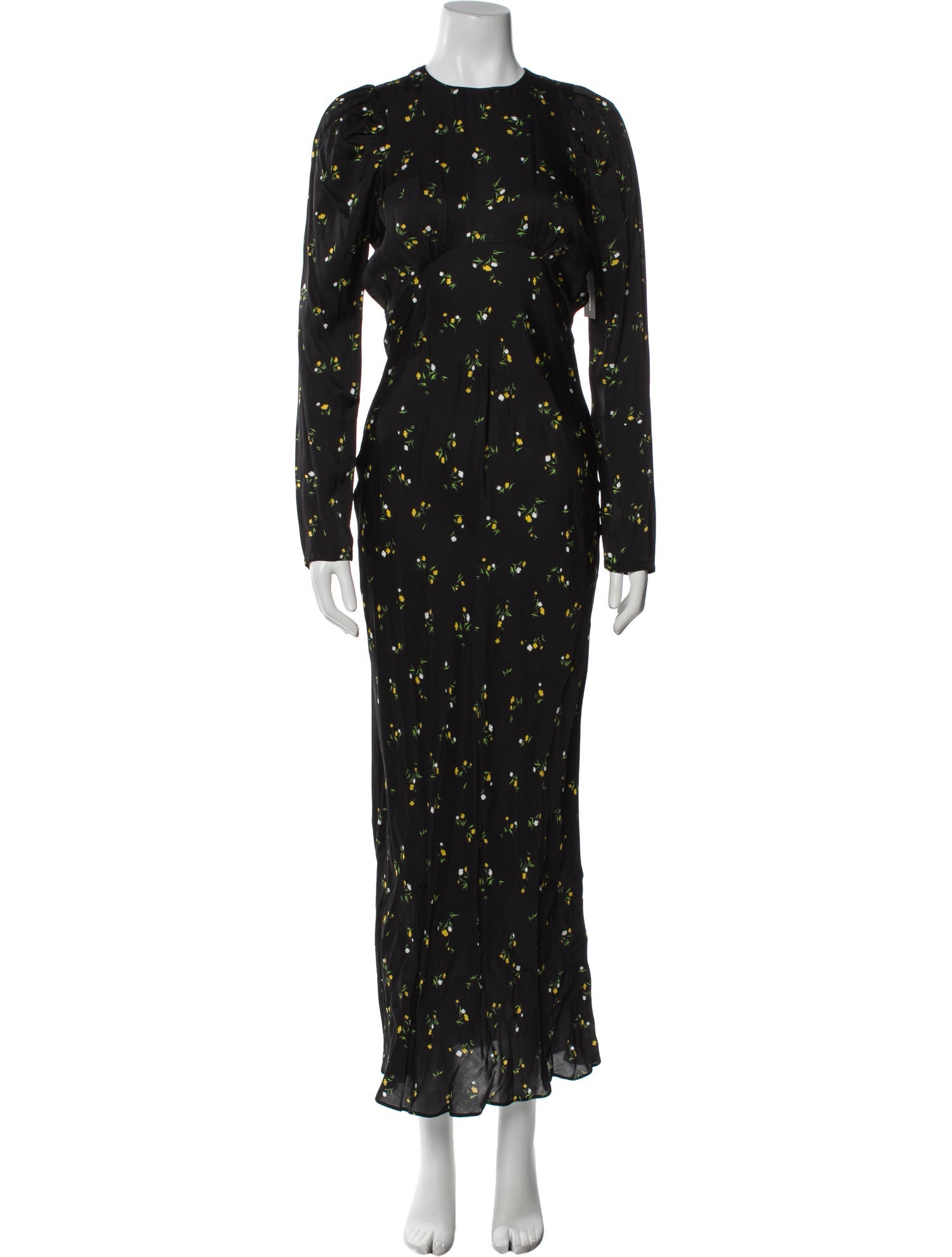 Les Rêveries Floral Print Long Dress w/ Tags