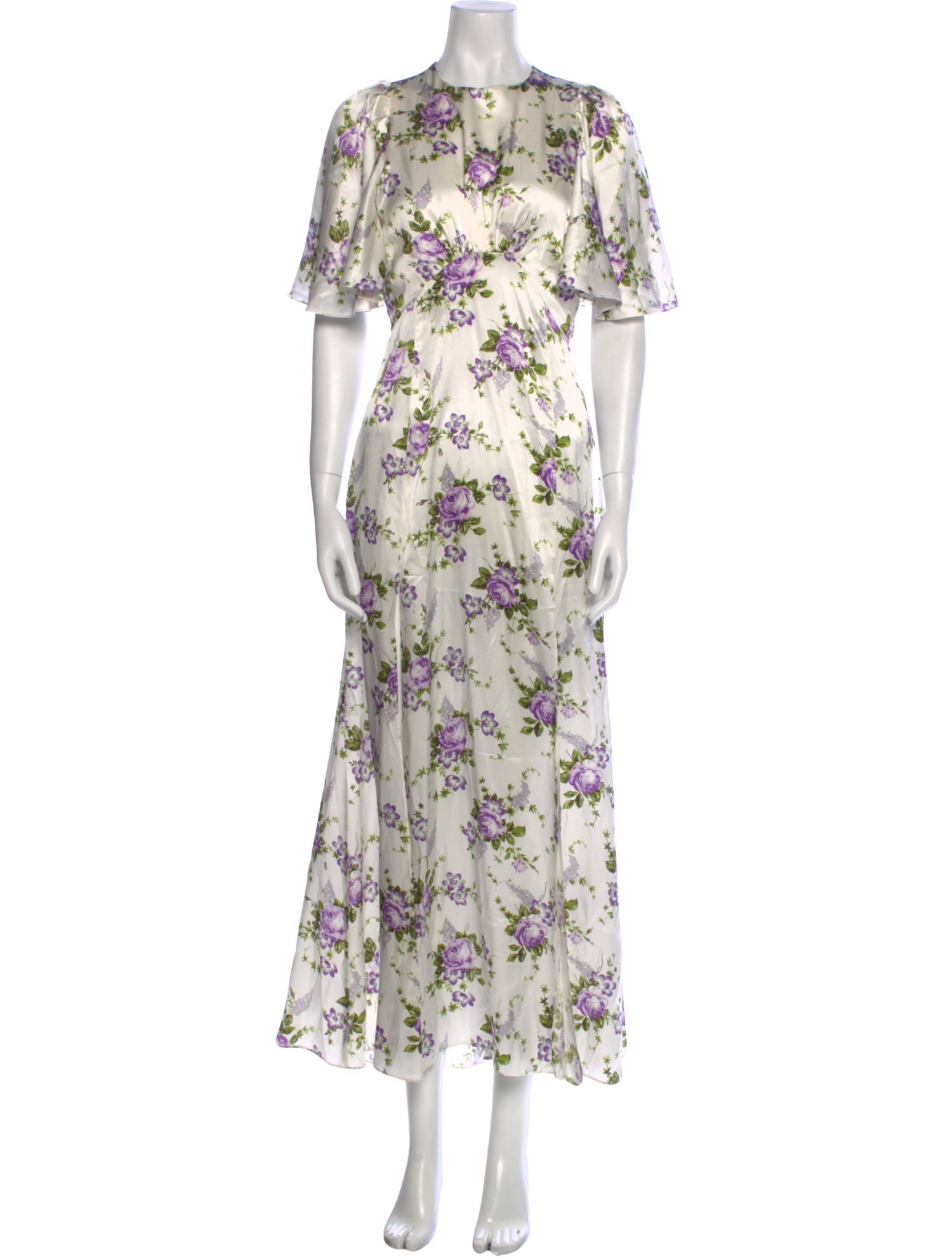 Les Rêveries Silk Long Dress