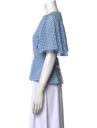 Les Rêveries Crew Neck Short Sleeve Top