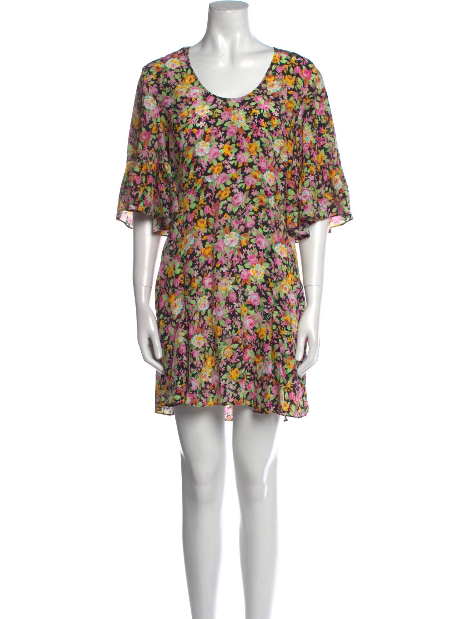 Les Rêveries Silk Mini Dress