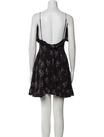 Les Rêveries Silk Mini Dress