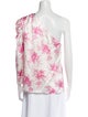 Les Rêveries Silk Floral Print Blouse