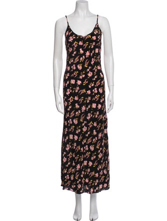 Les Rêveries Silk Floral Print Dress Set