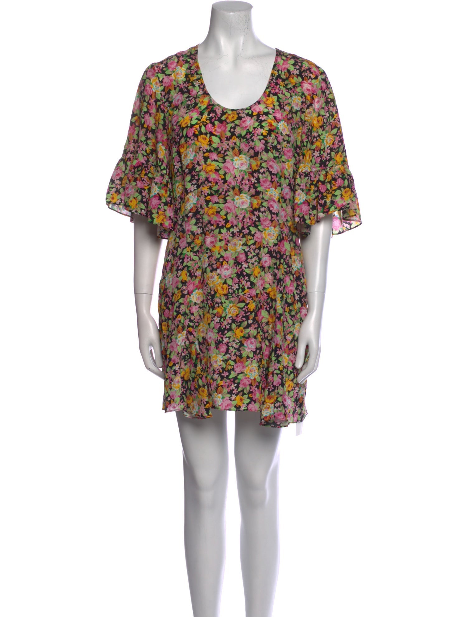 Les Rêveries Silk Mini Dress