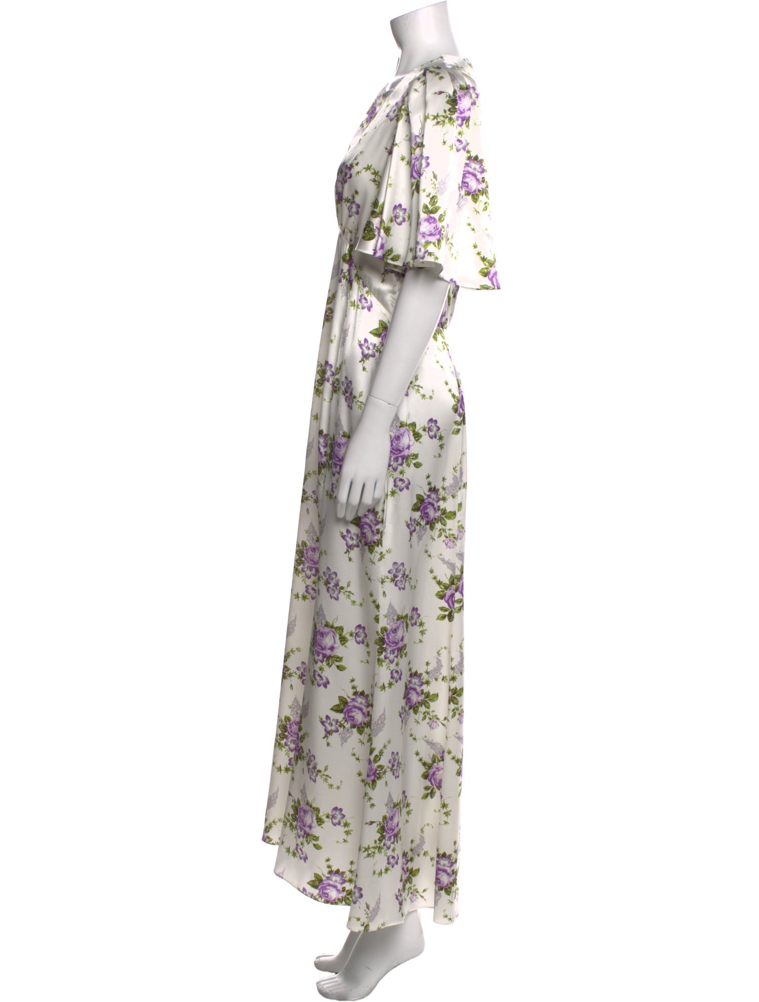 Les Rêveries Silk Long Dress