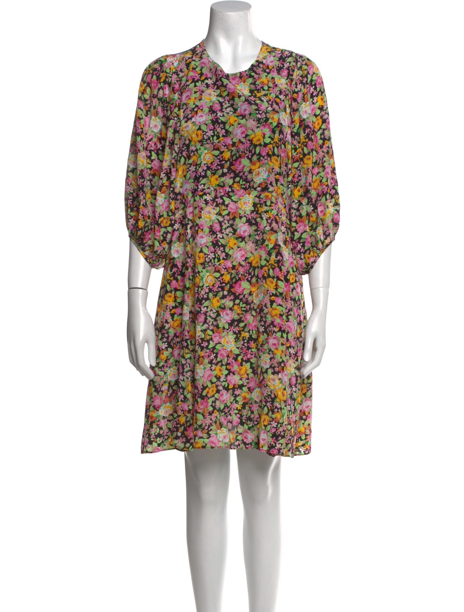 Les Rêveries Silk Mini Dress