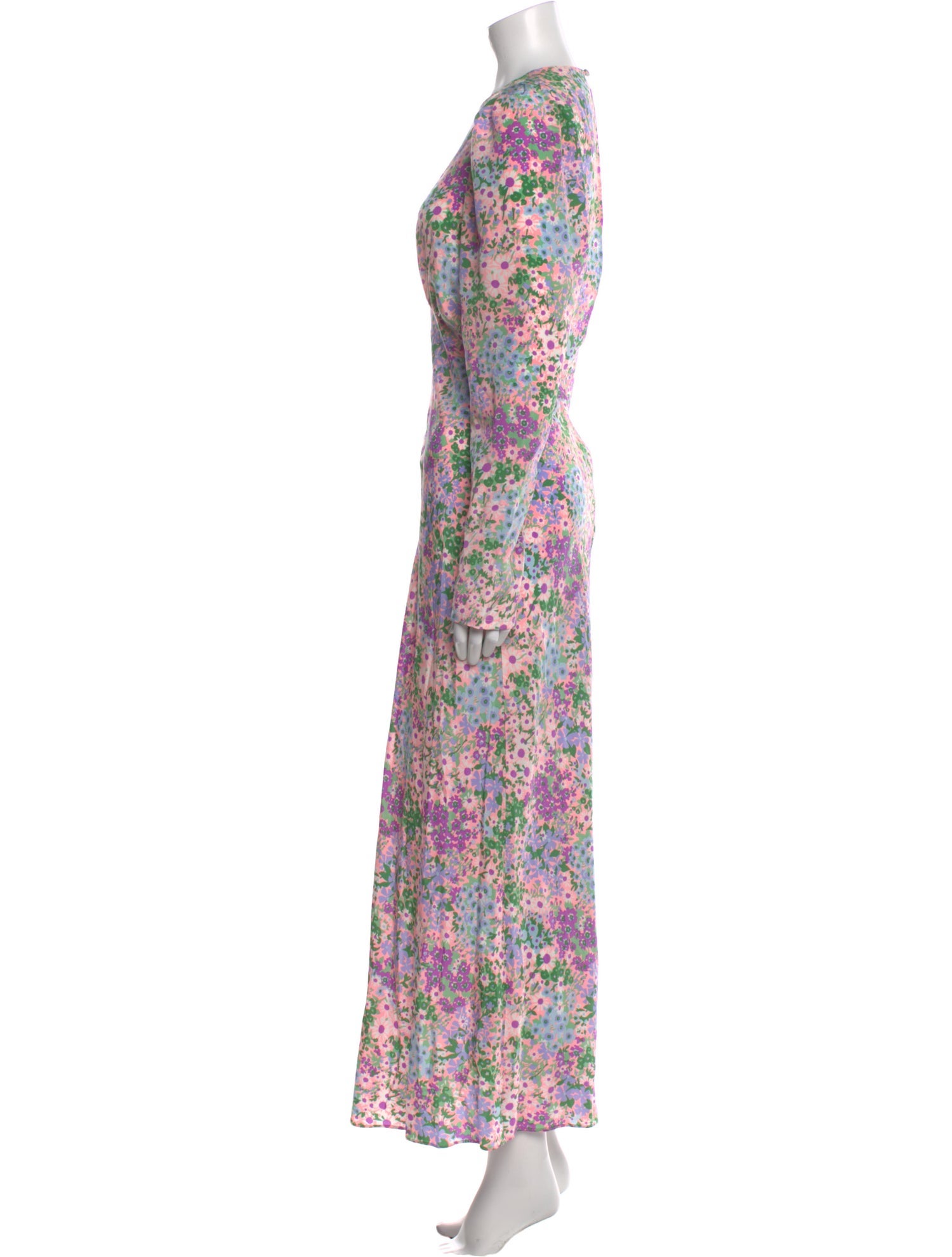 Les Rêveries Silk Long Dress