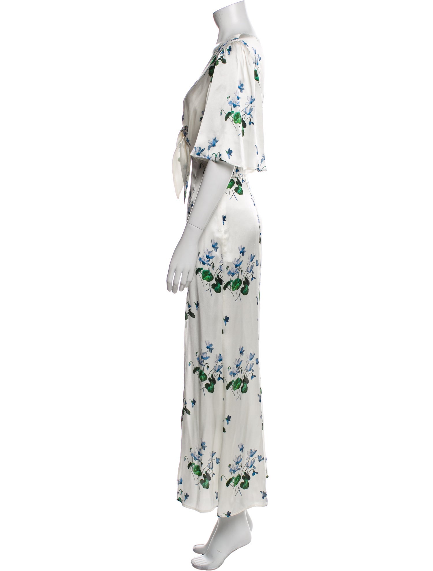 Les Rêveries Silk Long Dress