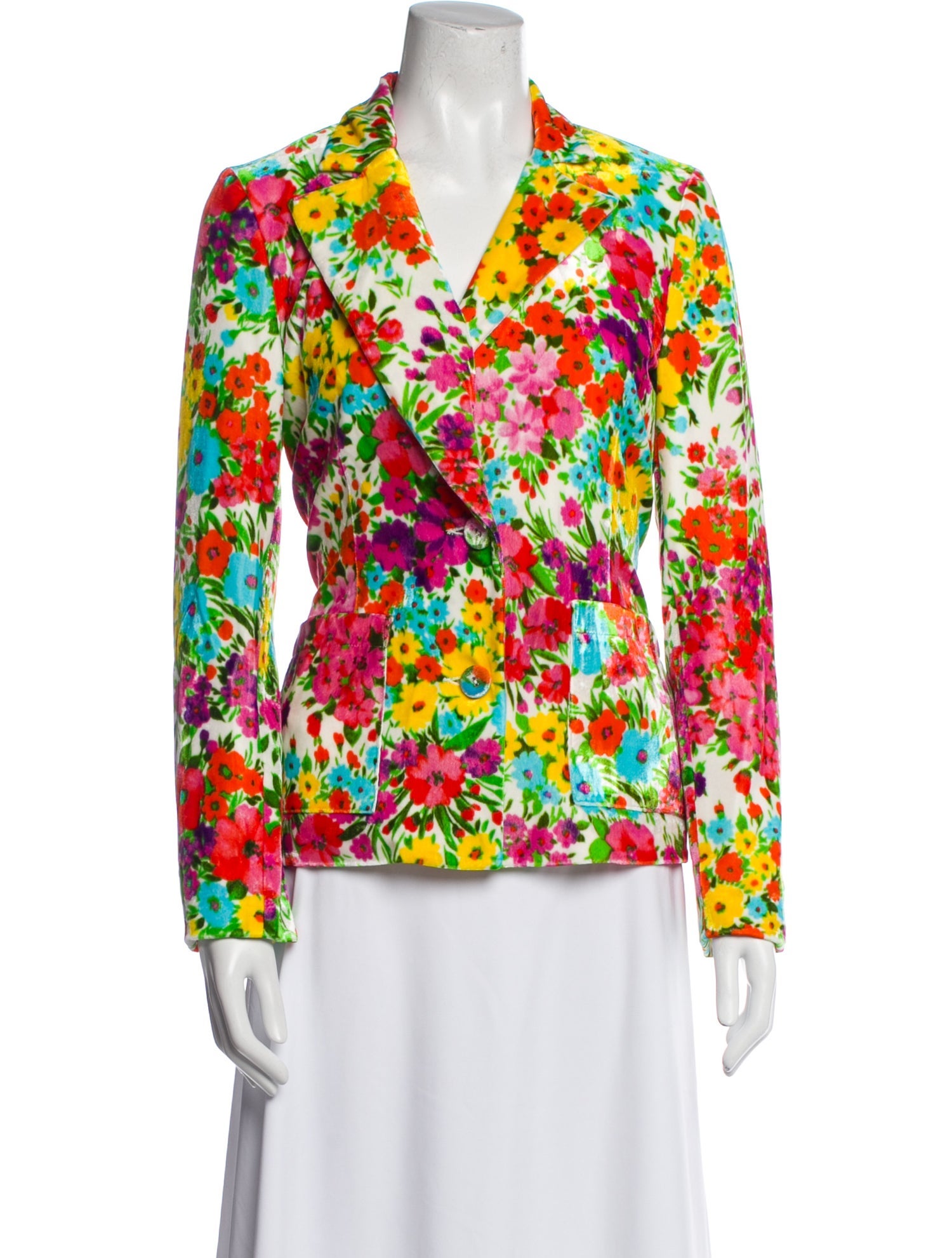 Les Rêveries Floral Print Blazer