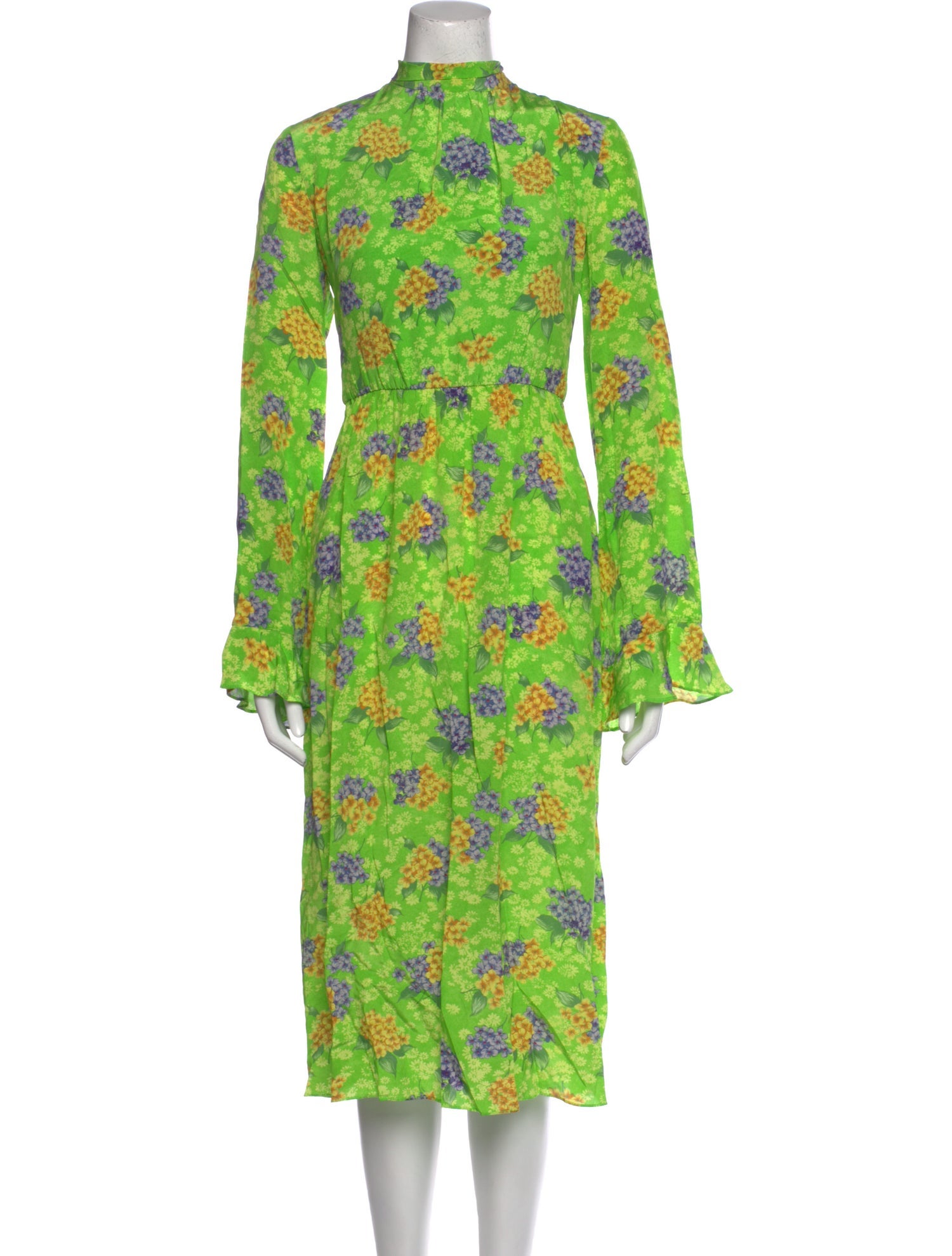 Les Rêveries Silk Long Dress