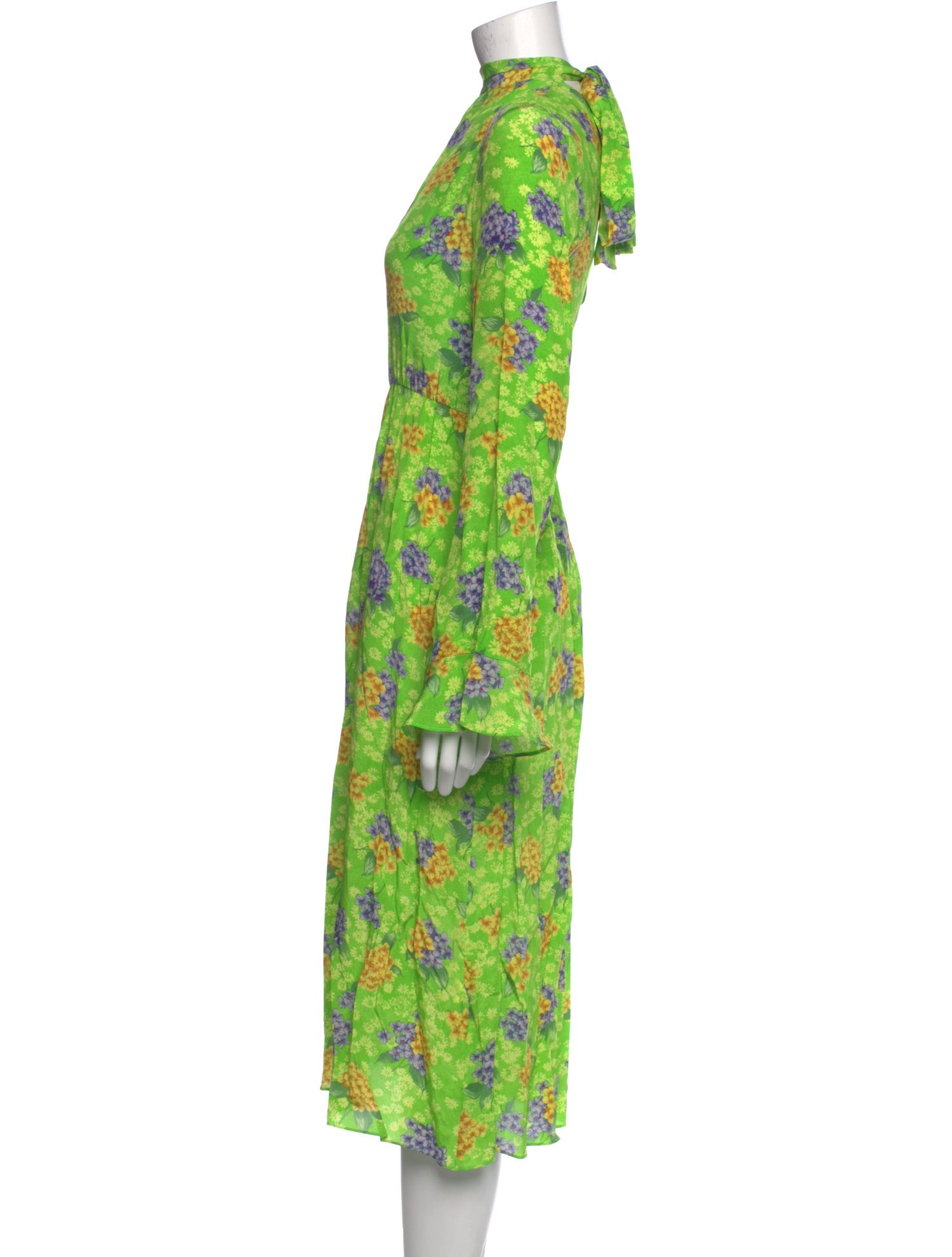 Les Rêveries Silk Long Dress